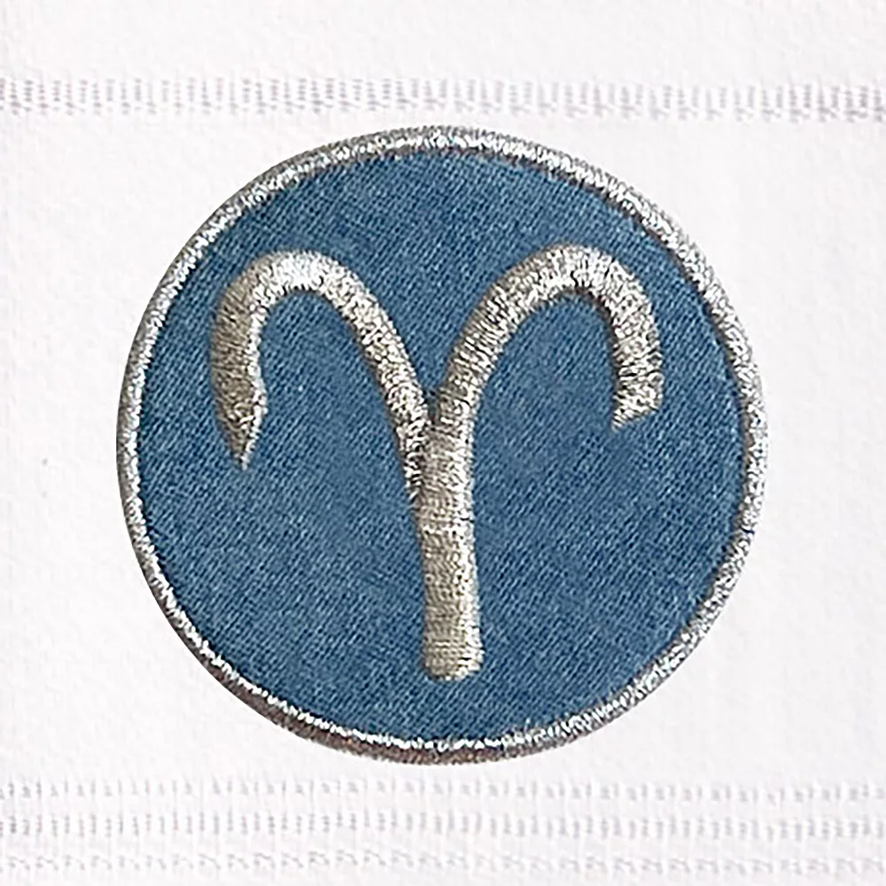 Linum Home Textiles Turkish Cotton Summer Fun Horoscope Aries Pestemal Beach Towel - Image 4