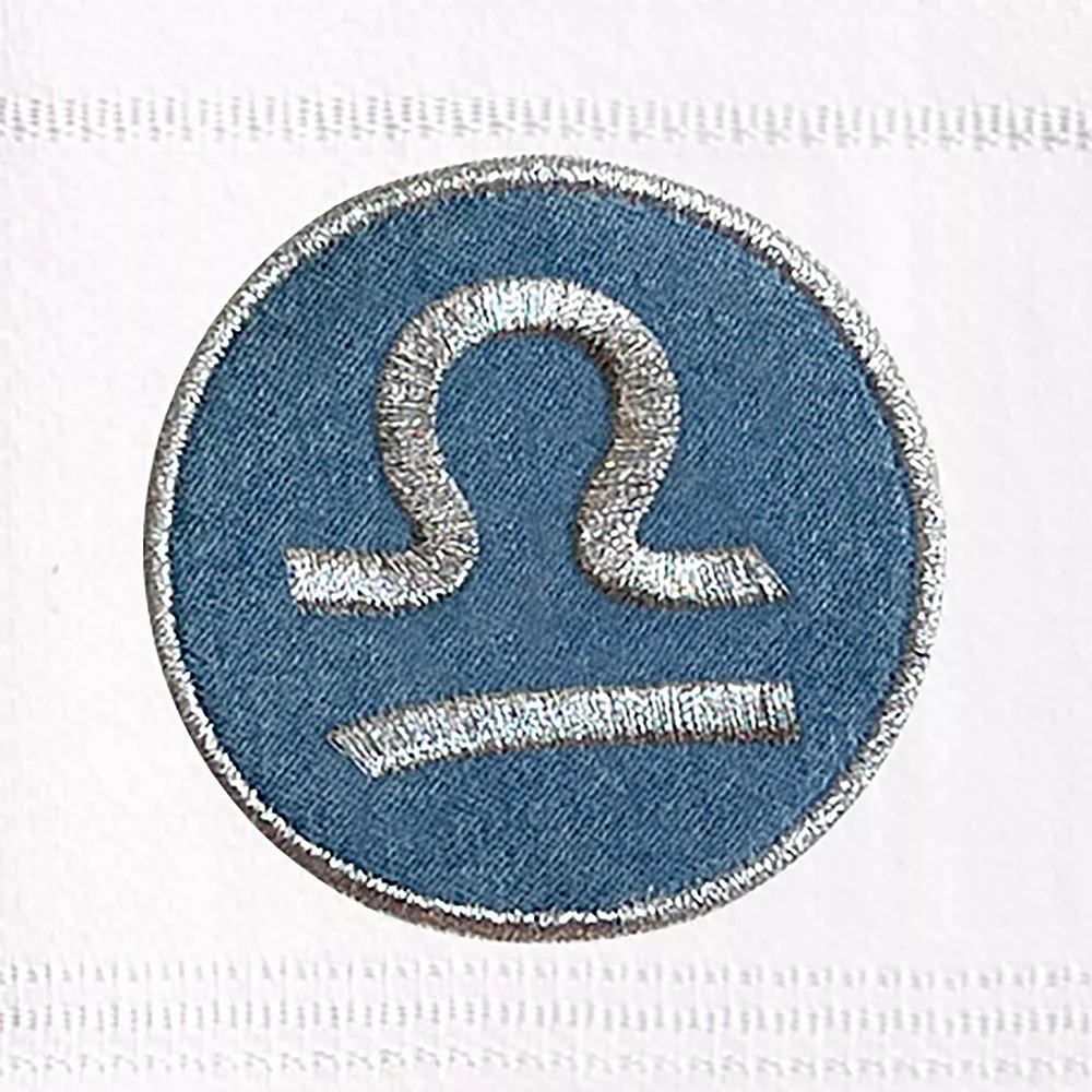 Linum Home Textiles Turkish Cotton Summer Fun Horoscope Libra Pestemal Beach Towel - Image 3