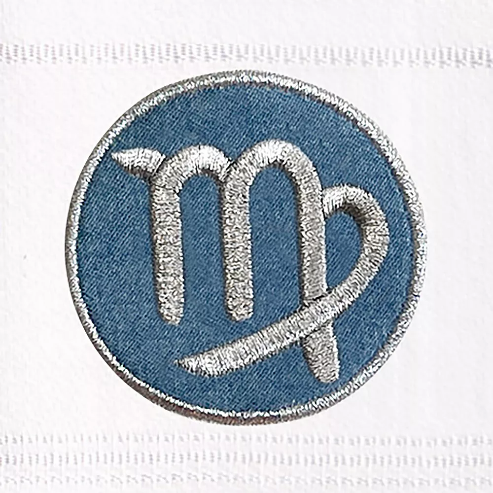 Linum Home Textiles Turkish Cotton Summer Fun Horoscope Virgo Pestemal Beach Towel - Image 4