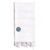Linum Home Textiles Turkish Cotton Summer Fun Horoscope Virgo Pestemal Beach Towel