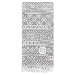 Linum Home Textiles Turkish Cotton Sea Breeze Horoscope Virgo Pestemal Beach Towel