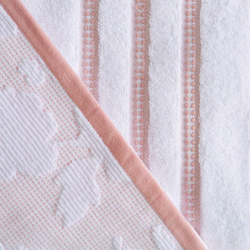 Great Bay Home Cotton Floral 6-piece Bath Towel Set - Image 3