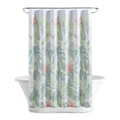 The Big One® Devon Foliage Print 13-Piece Fabric Shower Curtain And Hooks Set