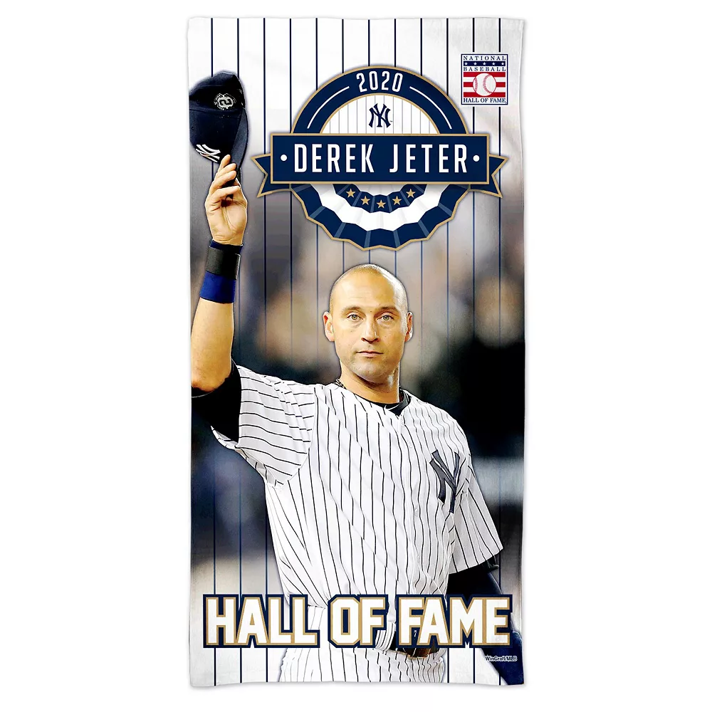 Unbranded WinCraft Derek Jeter New York Yankees 2020 Hall Of Fame 30'' X 60'' Spectra Beach Towel