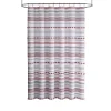 Jade + Oake Teagan Tufted Stripe Microfiber Shower Curtain