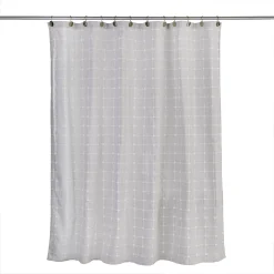 SKL Home Windowpane Texture Shower Curtain
