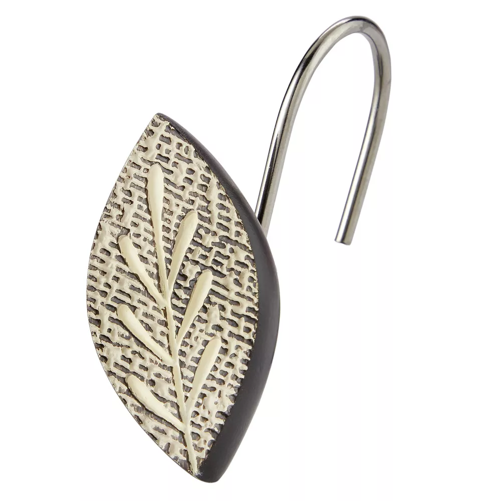 SKL Home Aspen Lodge 12-pack Shower Curtain Hook Set - Image 2