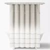 Lush Décor Lush Decor Ombre Embroidery Tassel Cotton Shower Curtain