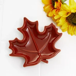 SKL Home Shaped Leaf Stoneware Tray -Linum Home Textiles Store 5562706 ALT2