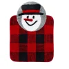 SKL Home Buffalo Snowman Toilet Topper Set