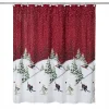 SKL Home Winter Dogs Shower Curtain & Hook Set