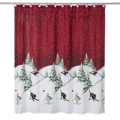 SKL Home Winter Dogs Shower Curtain & Hook Set