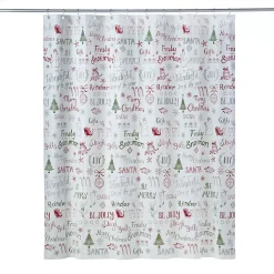 SKL Home Winter Wonder PEVA Shower Curtain