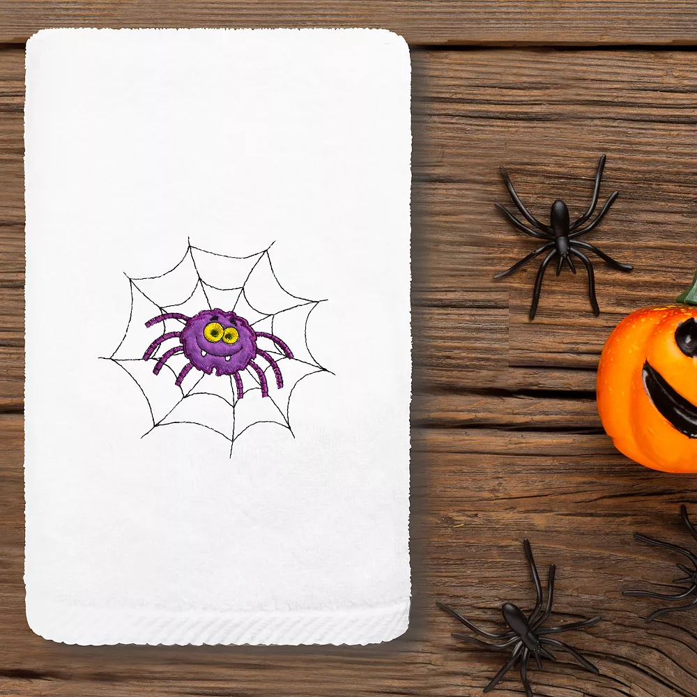 Linum Home Textiles Spider Embroidered Luxury Turkish Cotton Hand Towel - Image 2