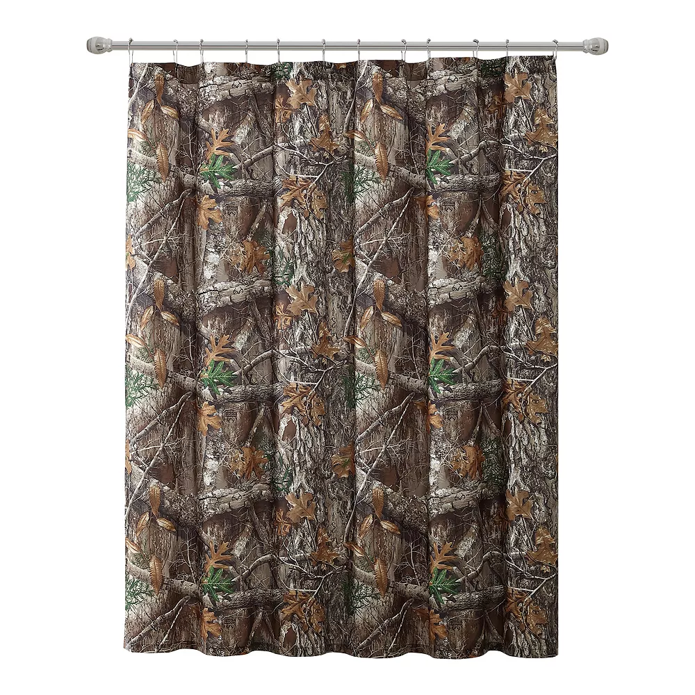 Realtree Edge Fabric Camouflage Shower Curtain