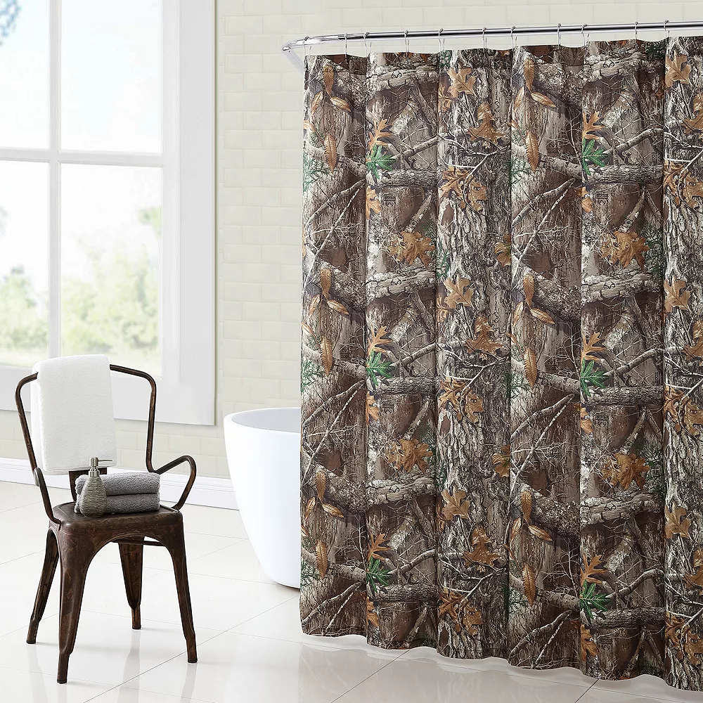 Realtree Edge Fabric Camouflage Shower Curtain - Image 2