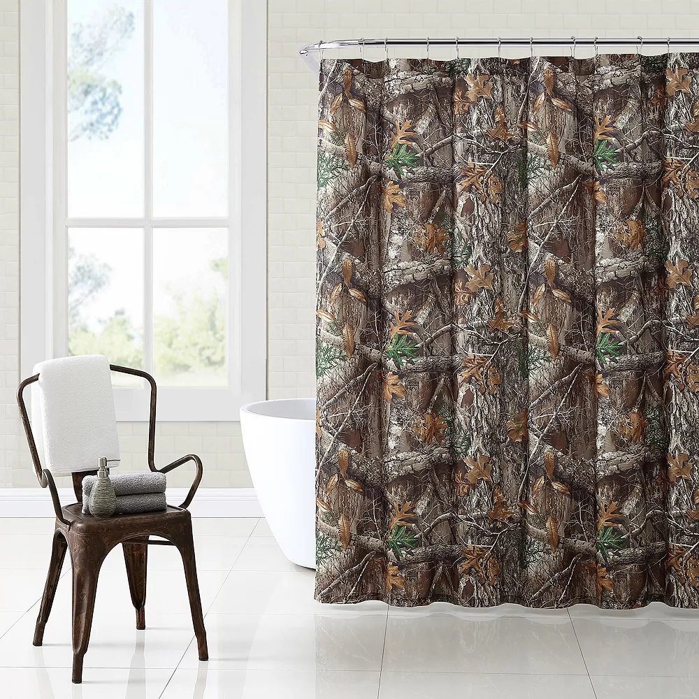 Realtree Edge Fabric Camouflage Shower Curtain - Image 3
