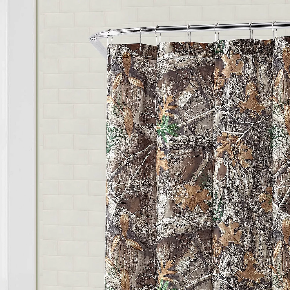 Realtree Edge Fabric Camouflage Shower Curtain - Image 5