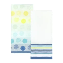The Big One® Sidney Rainbow Dot 2-Pack Hand Towel Set