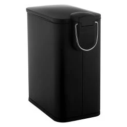 Simplify Slim Rectangular 5 Liter Pedal Trash Bin With Soft Close Lid