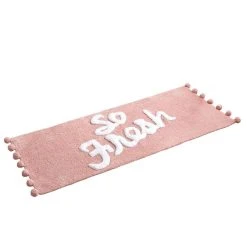 VCNY Home So Fresh Pom Pom Pink Bath Rug