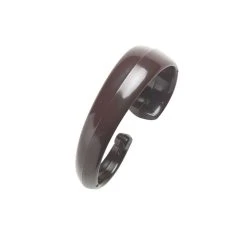 Carnation Home Fashions Hang Ease C Type Plastic Shower Curtain Hooks, Brown