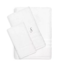 Linum Home Textiles Turkish Cotton Denzi 3-piece Personalized Towel Set