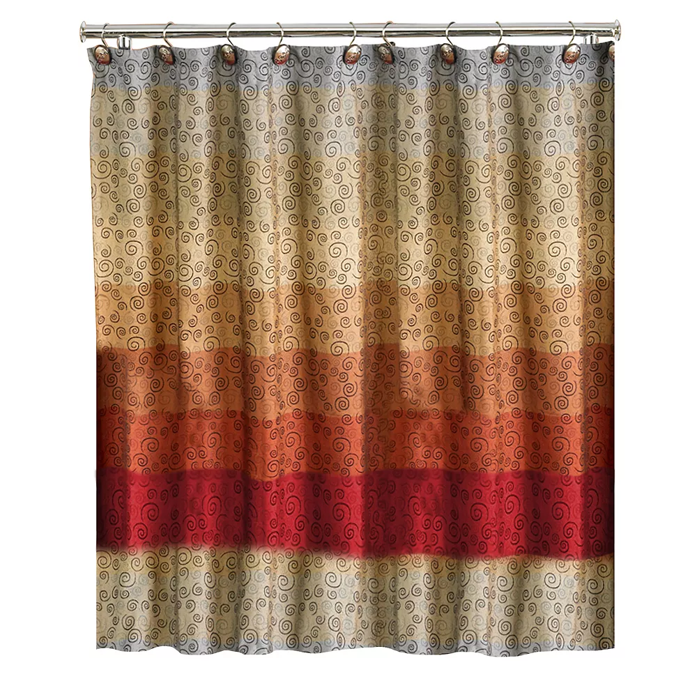 Popular Bath Miramar Polyester! Shower Curtain