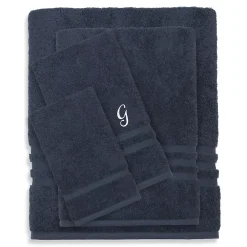 Linum Home Textiles Turkish Cotton Denzi 4-piece Personalized Towel Set