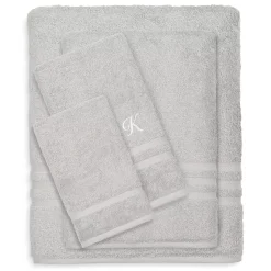 Linum Home Textiles Turkish Cotton Denzi 4-piece Personalized Towel Set