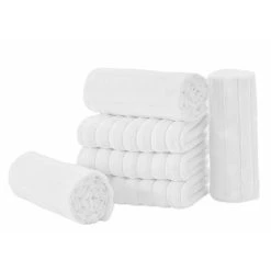 Classic Turkish Towels Genuine Cotton Soft Absorbent Brampton Hand Towels 6 Piece Set