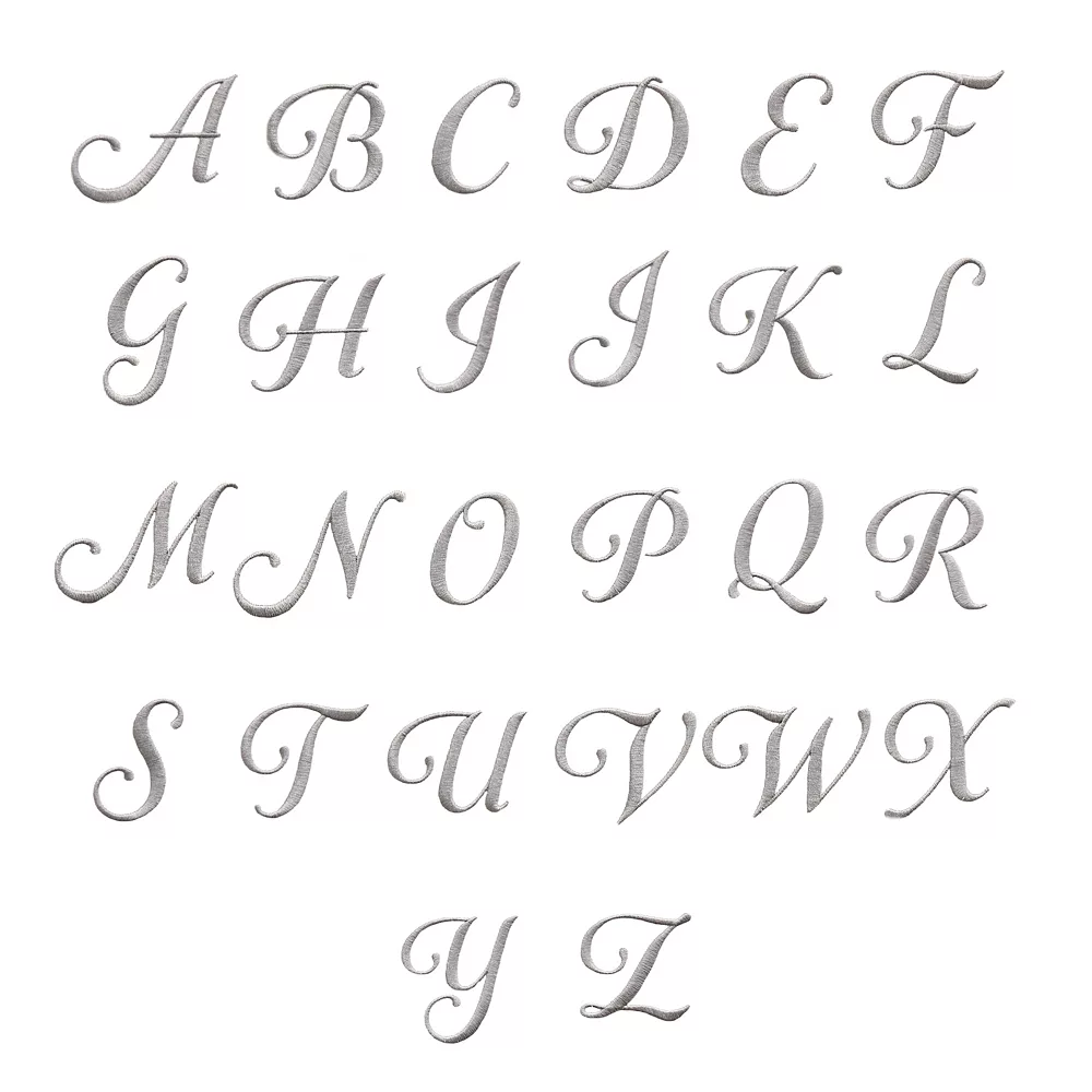 Linum Home Textiles Monogrammed Luxury Turkish Cotton Novelty Hand Towels 2-pack Set - Image 2