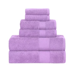 Classic Turkish Towels Genuine Cotton Soft Absorbent Luxury Madison 8 Piece Set With 2 Bath Towels, 2 Hand Towels, 2 Washcloths, And 2 Bath Mats