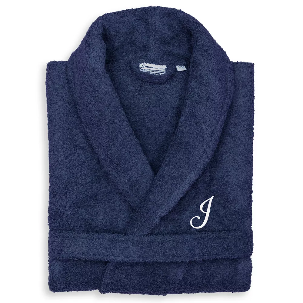 Linum Home Textiles Turkish Cotton Personalized Terry Bathrobe