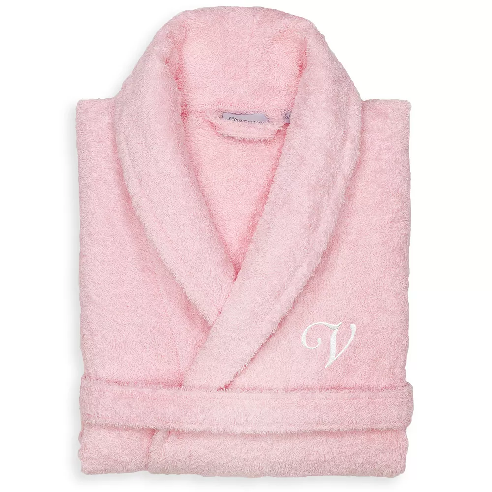 Linum Home Textiles Turkish Cotton Personalized Terry Bathrobe