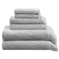 INK+IVY Atlas Dobby 6-Piece Bath Towel Set