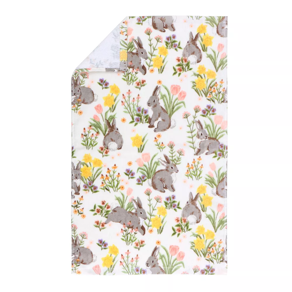 Celebrate Together Easter Celebrate Togetherâ„¢ Easter Printed Bunny Scene Hand Towel - Image 2