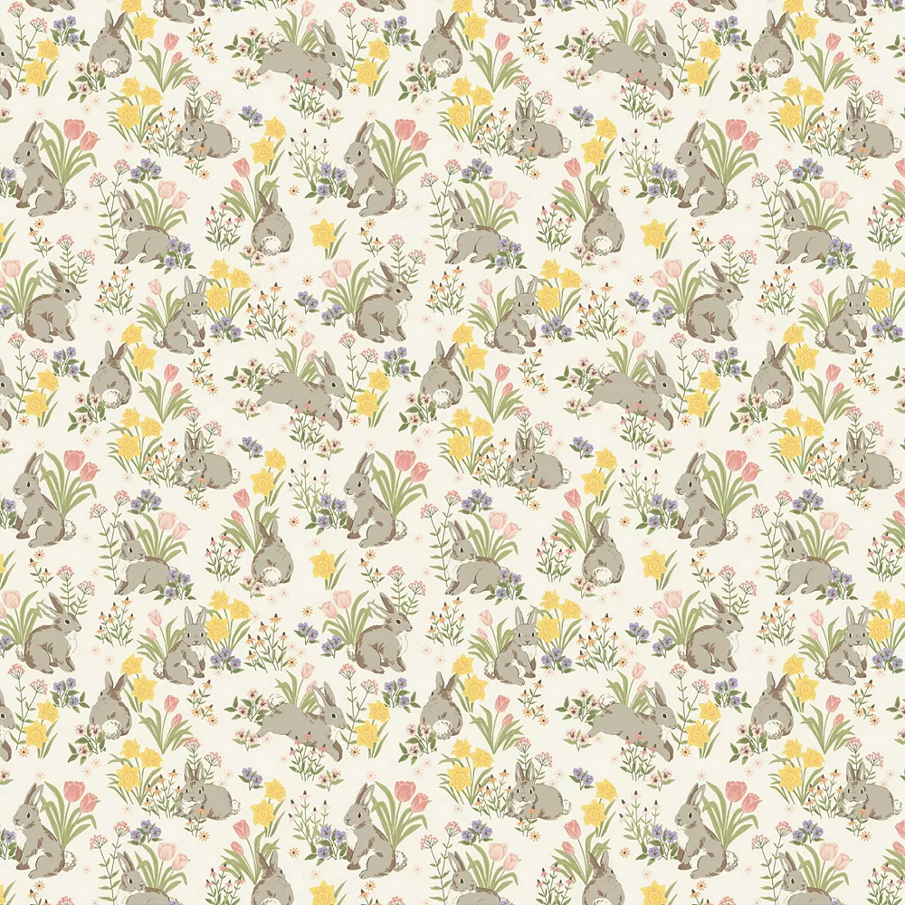 Celebrate Together Easter Celebrate Togetherâ„¢ Easter Bunny Scenic Shower Curtain - Image 2