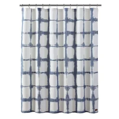 Koolaburra By UGG Shibori Plaid Shower Curtain