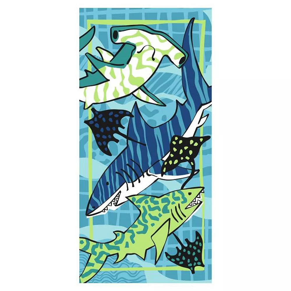 The Big One Kids™ Sharks Beach Towel