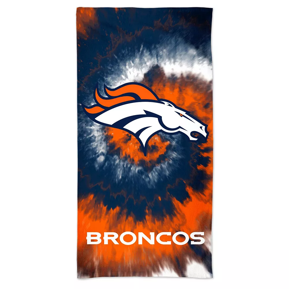 WinCraft Denver Broncos 60'' X 30'' Tie-Dye Spectra Beach Towel