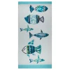 The Big One® Blue Fish Extra Large Beach Towel