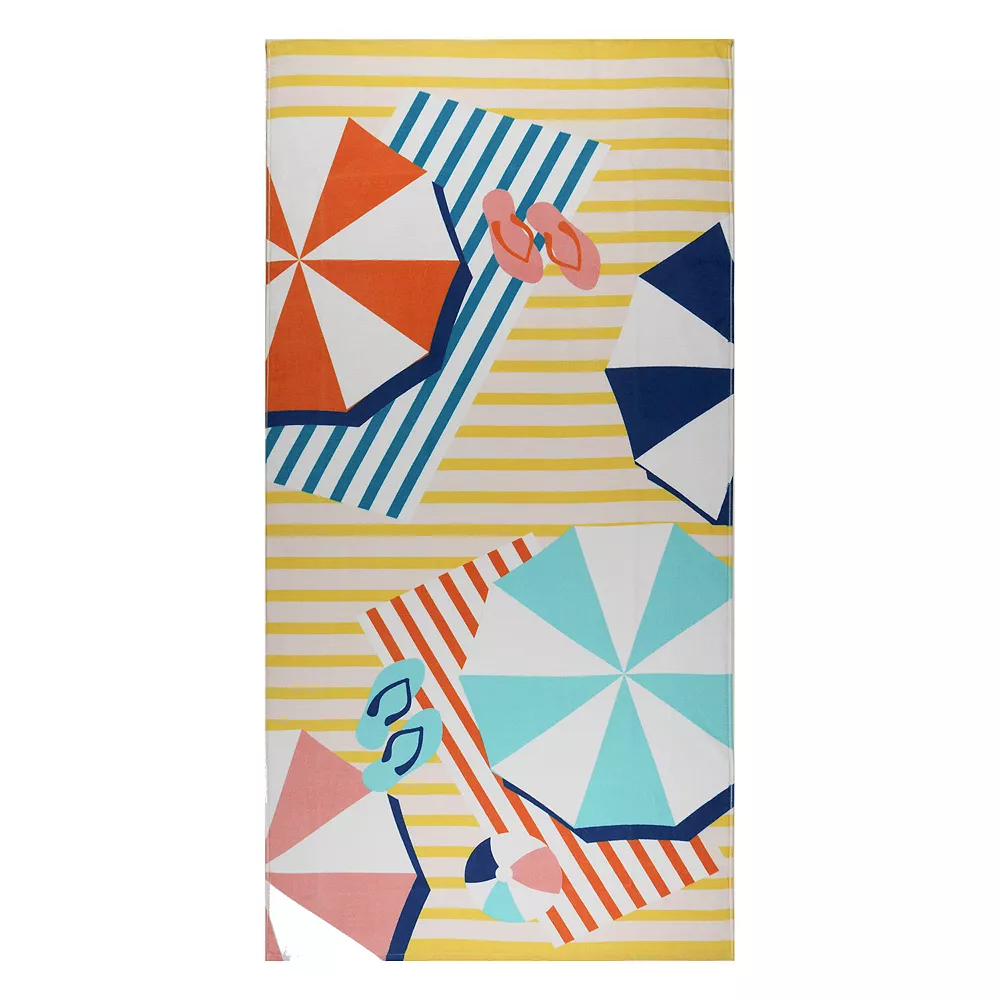 The Big One® Beach Scene Extra Large Beach Towel