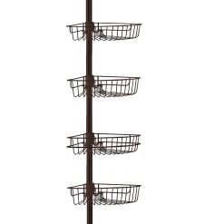 Popular Bath Vista 4-Tier Pole Corner Caddy