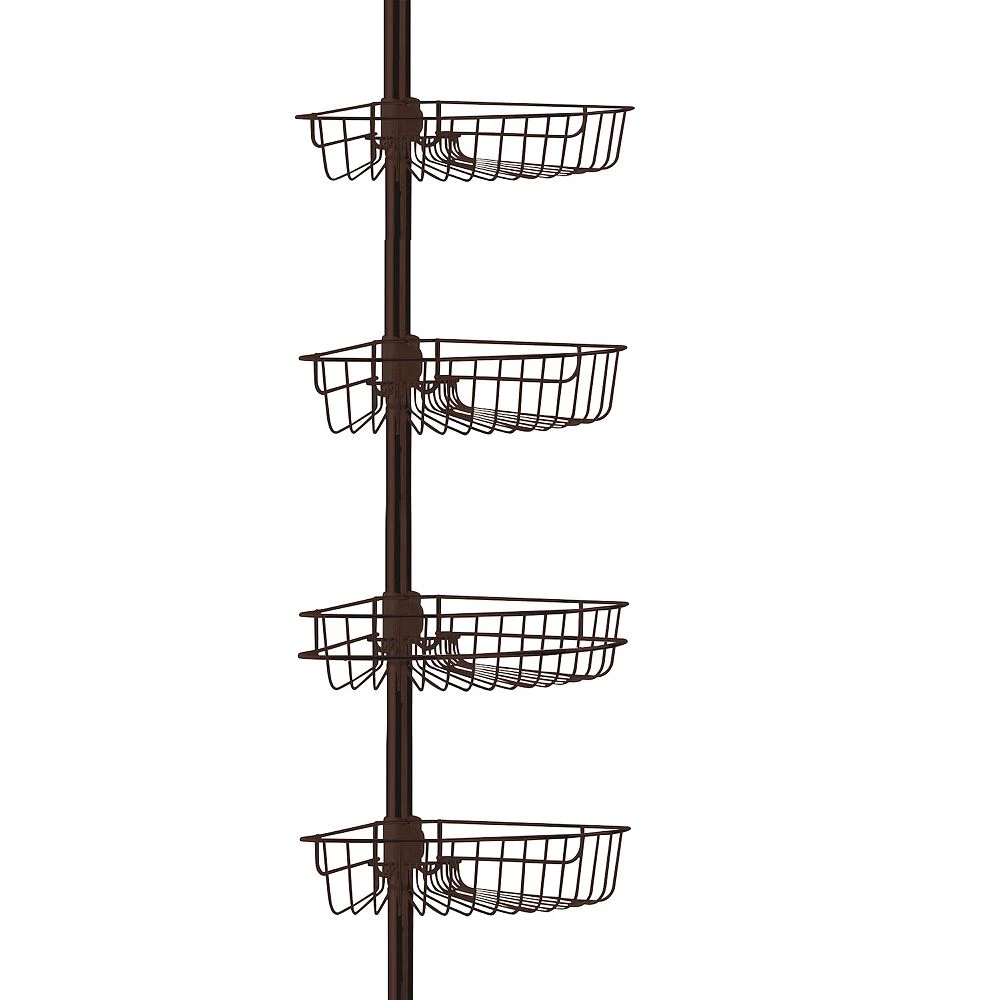 Popular Bath Vista 4-Tier Pole Corner Caddy