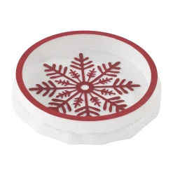 Avanti Sparkle Snowflake Soap Dish