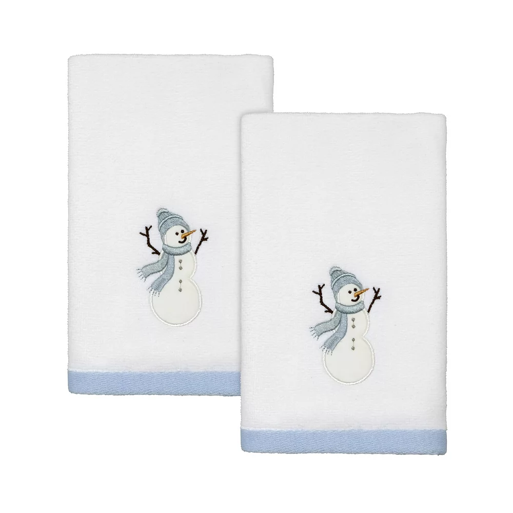 Avanti Frosty Friends Fingertip Towel 2-piece Set