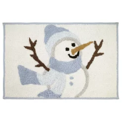 Avanti Frosty Friends Snowman Bath Rug