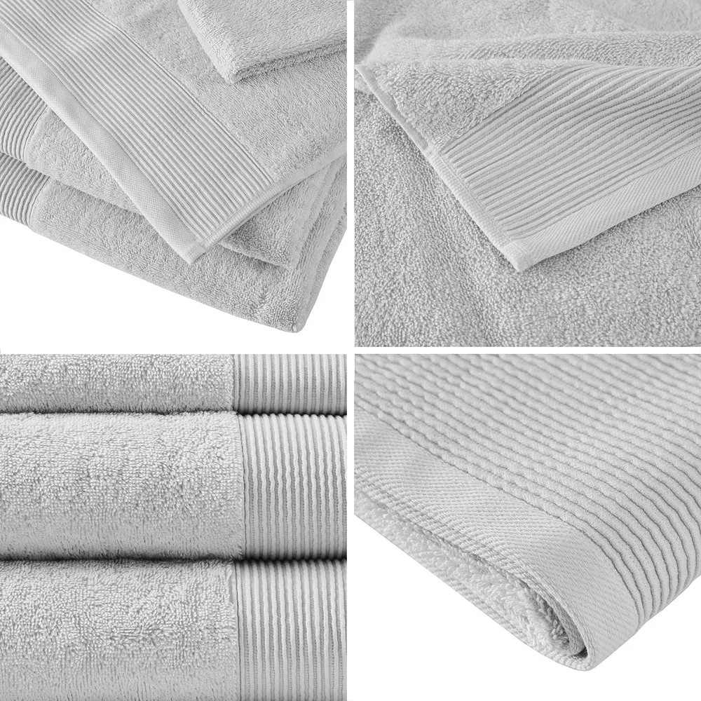 Beautyrest Nuage Luxurious Antimicrobial 6-piece Bath Towel Set - Image 4