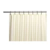 Carnation Home Fashions Standard-Sized, 6 Gauge PEVA Shower Curtain Shower Curtain Liner, Bone